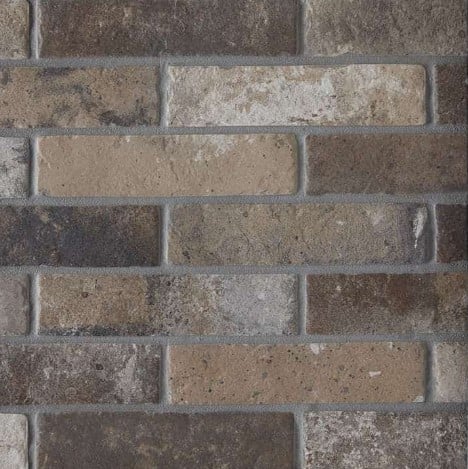 Castle Brick Grey Porcelain Tile from Arizona Tile