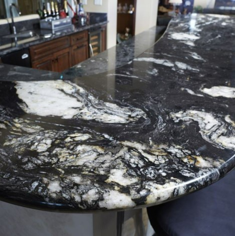 Titanium Granite Kitchen Countertop from Arizona Tile